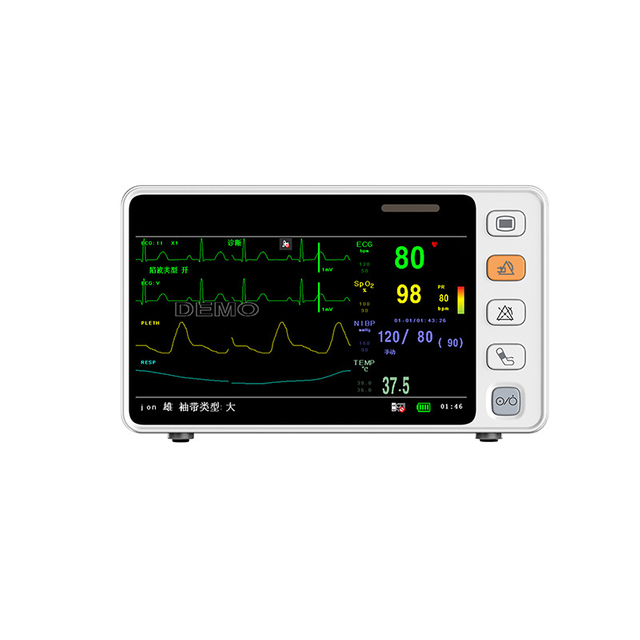 Tragbarer 5-Zoll-Touchscreen-Veterinär-Multiparametermonitor CMS1000VET